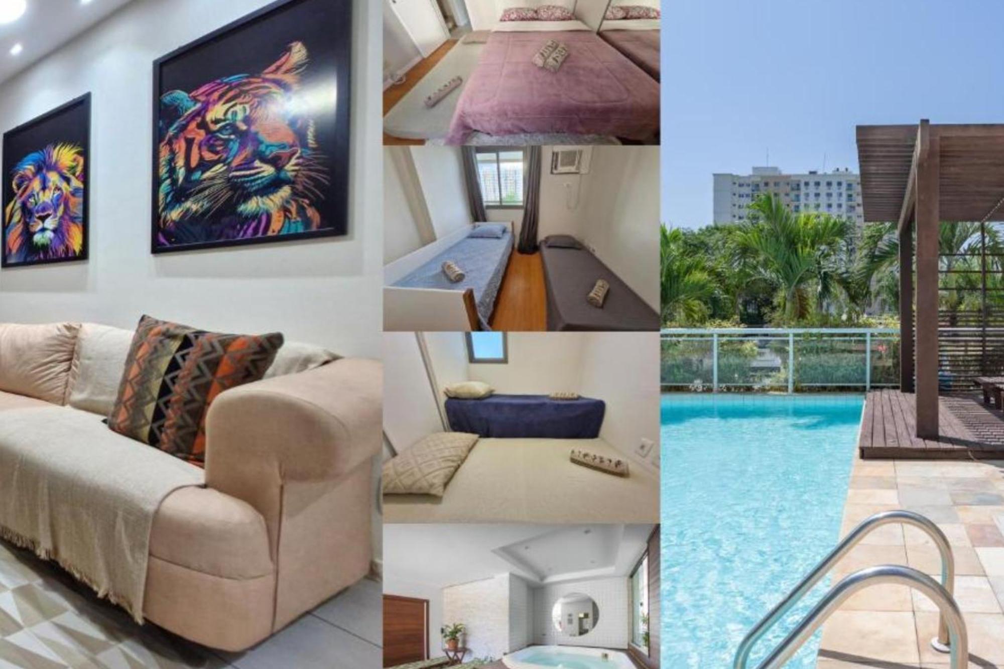 Apartamento Barra Olimpico, Farmasi Arena, Rock In Rio, Parque Olimpico A Pe, Rio Centro, 2 Quartos Com Estacionamento, Portaria 24h, Piscina, Sauna E Parquinho Infantil - Ar Condicionado Sala E Quartos, Tv Com Streaming, Wi-fi 500 Mbps